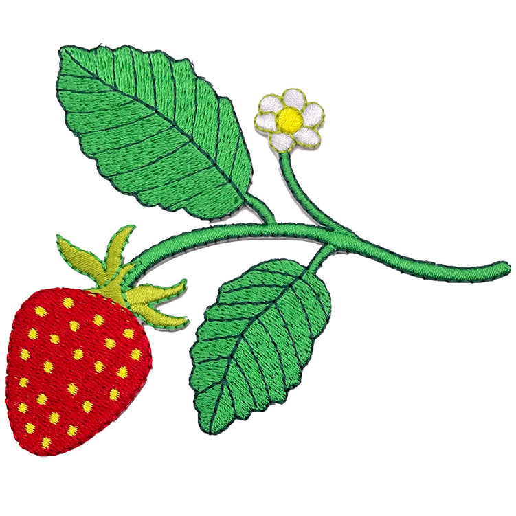 JSX Strawberry Branch 4.25"x4" Patch - 3 pc prepack