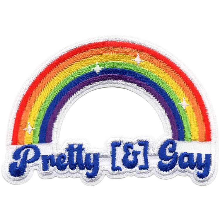LGBTQ+ Pretty [] Gay 3.6"x2.5" Patch - 3 pc prepack
