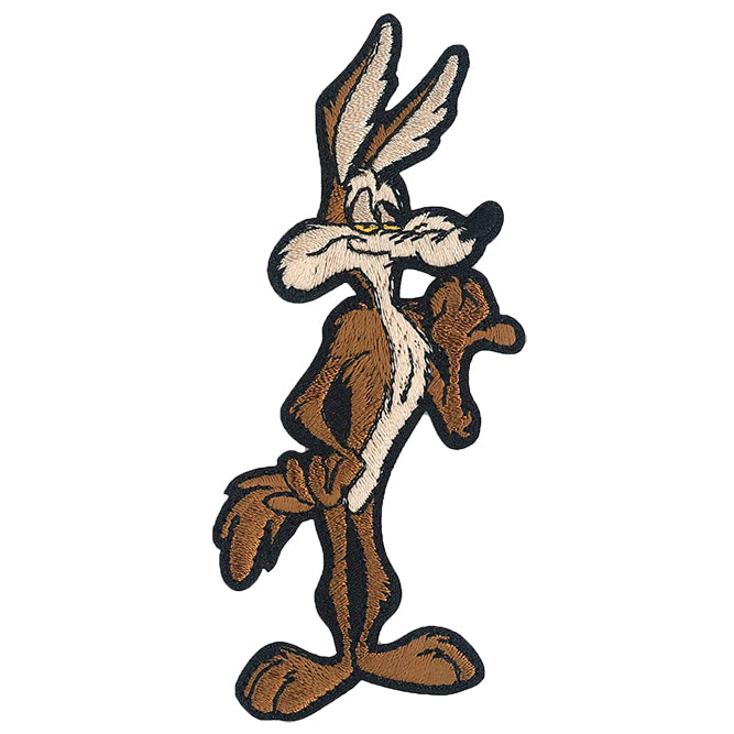 Looney Tunes Wile E Coyote 2"x4.3" Patch - 3 pc prepack