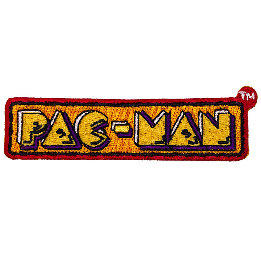 Pasc-Man Classic Logo 3.5"x0.8" Patch - 3 pc prepack