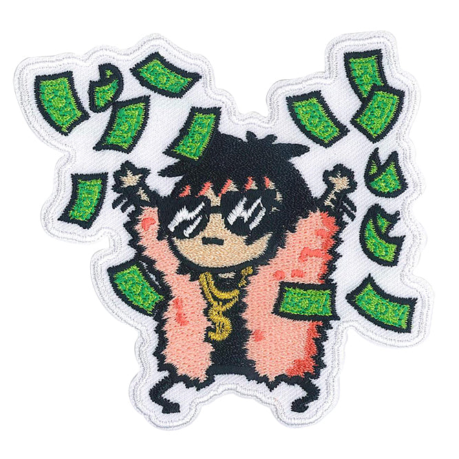 Sarah's Scribbles Ballin' 3.8"x3.6" Patch - 3 pc prepack