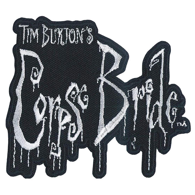 Corpse Bride Logo 3.6"x3.1" Patch - 3 pc prepack