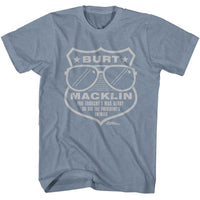 Thumbnail for PARKS AND RECREATION-PARKS AND RECREATION SPECIAL AGENT BADGE-INDIGO HEATHER ADULT S/S TSHIRT