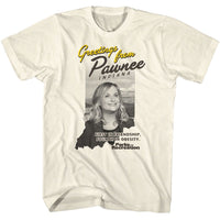 Thumbnail for PARKS AND RECREATION-PARKS AND RECREATION GREETINGS FROM-NATURAL ADULT S/S TSHIRT