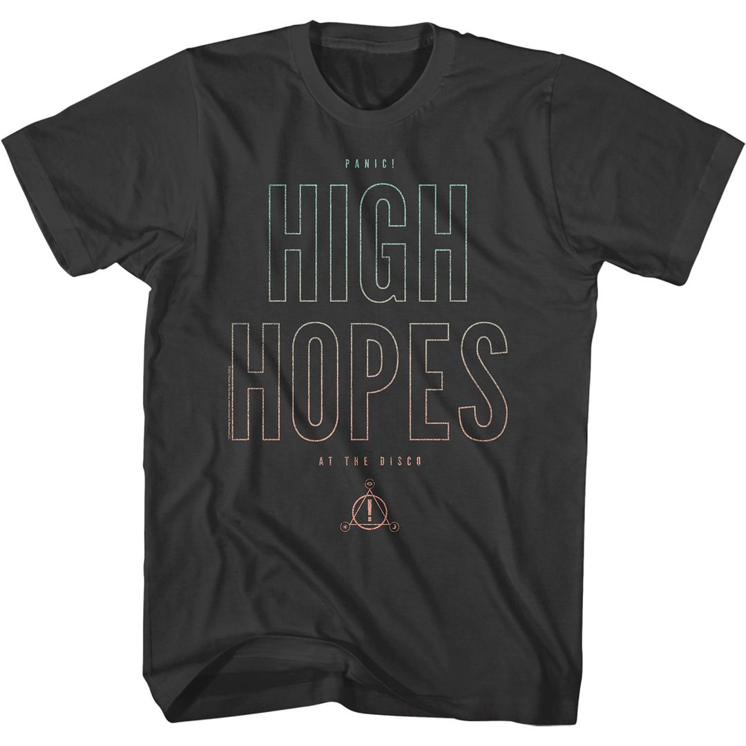 PANIC AT THE DISCO HIGH HOPES PANIC AT THE DISCO HIGH HOPES SMOKE ADULT S/S TSHIRT