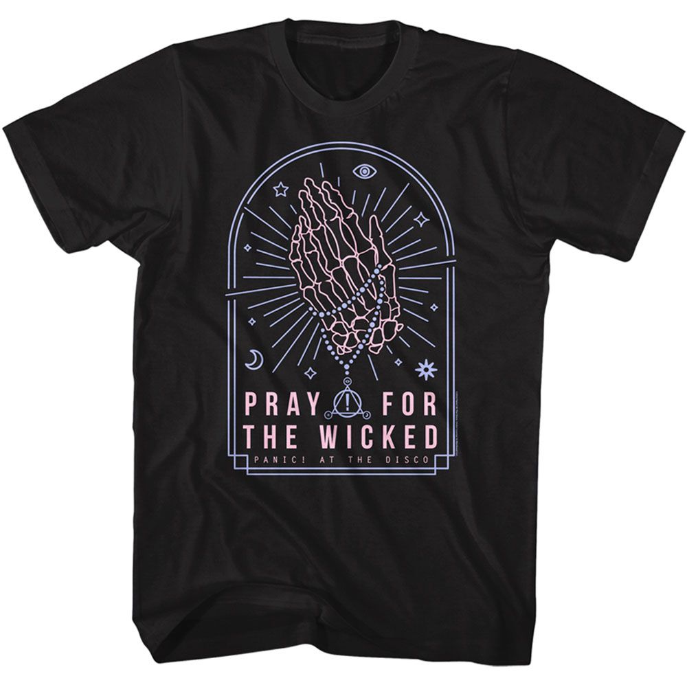 PANIC AT THE DISCO-PANIC AT THE DISCO PRAY FOR THE WICKED-BLACK ADULT S/S TSHIRT