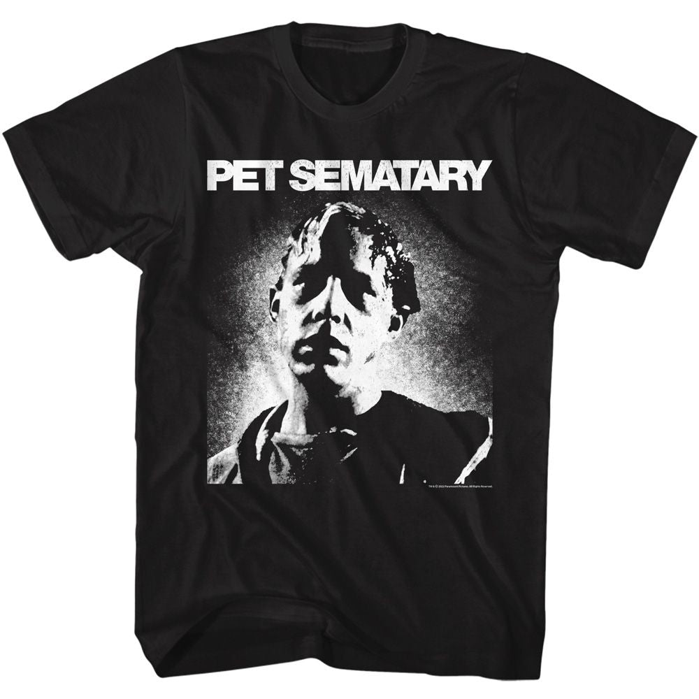 PET SEMATARY-PET SEMATARY PASCOWS GHOST-BLACK ADULT S/S TSHIRT