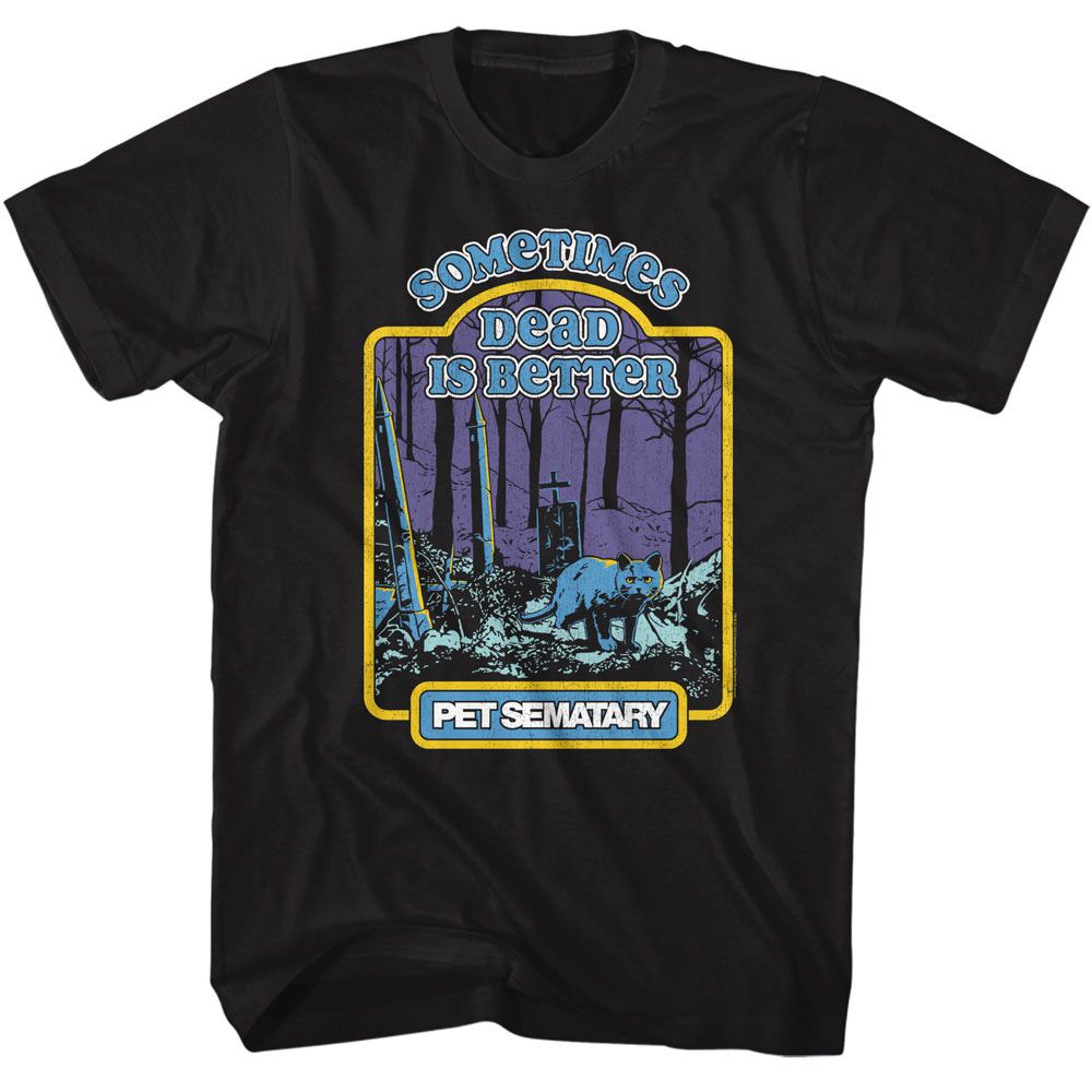 PET SEMATARY-PET SEMATARY STORYBOOK SEMATARY-BLACK ADULT S/S TSHIRT
