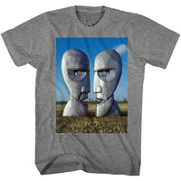 Thumbnail for PINK FLOYD-METAL HEADS-GRAPHITE HEATHER ADULT S/S TSHIRT