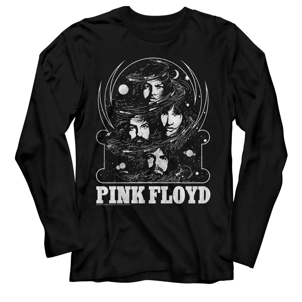 PINK FLOYD-FULL OF STARS-BLACK ADULT L/S TSHIRT