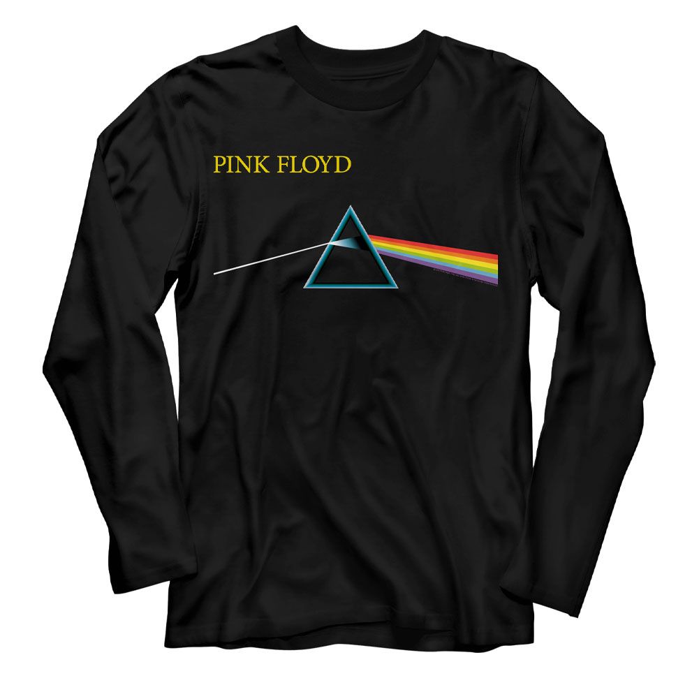 PINK FLOYD-DSOTM SIMPLE-BLACK ADULT L/S TSHIRT