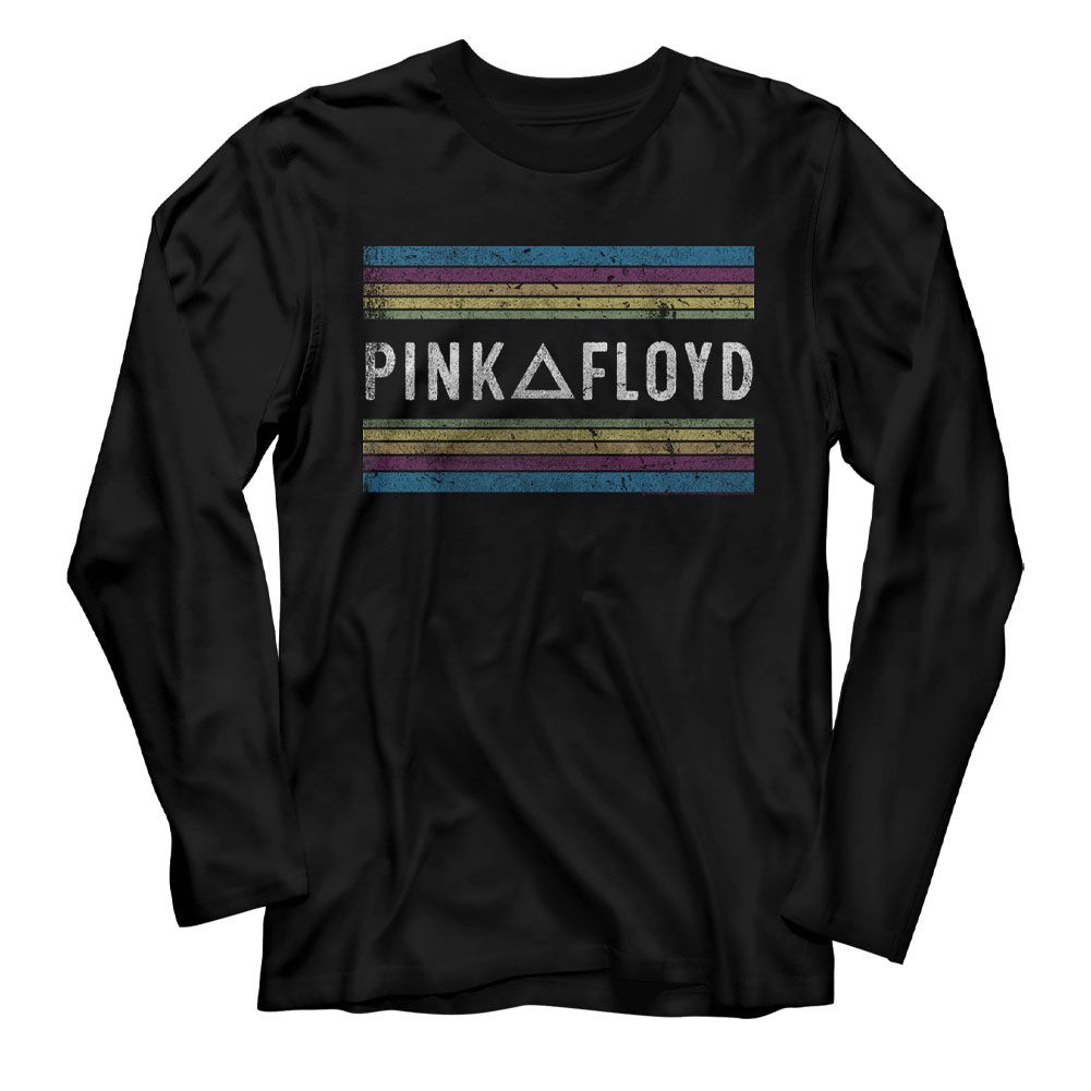 PINK FLOYD-PINK FLOYD RAINBOWS-BLACK ADULT L/S TSHIRT