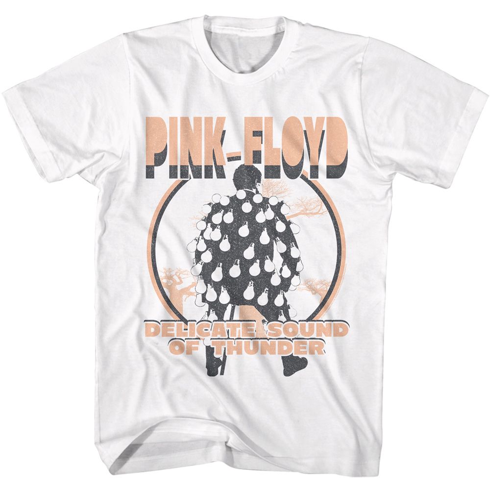 PINK FLOYD-PINK FLOYD DELICATE SOUND-WHITE ADULT S/S TSHIRT
