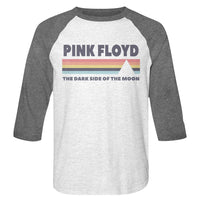 Thumbnail for PINK FLOYD-DSOTM-WHITE HEATHER/PREMIUM HEATHER ADULT 3/4 SLEEVE RAGLAN