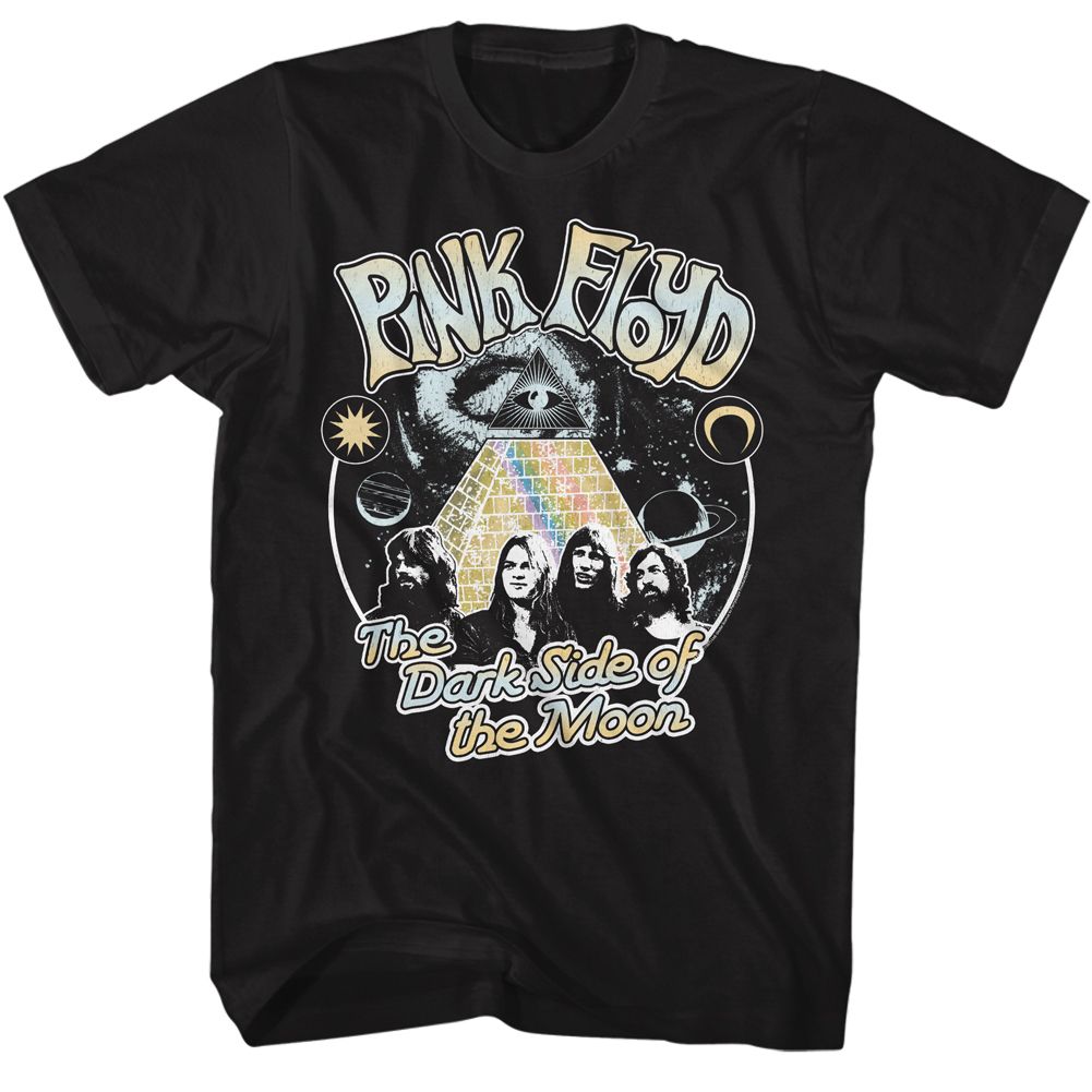 PINK FLOYD-PINK FLOYD SPACE PYRAMID-BLACK ADULT S/S TSHIRT