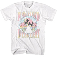 Thumbnail for PINK FLOYD-PINK FLOYD PALM TREES-WHITE ADULT S/S TSHIRT