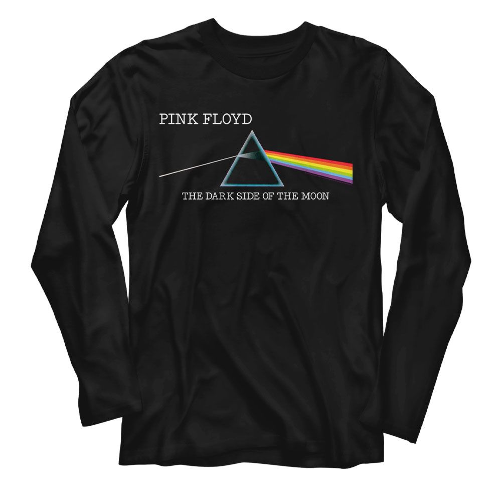 PINK FLOYD-DSOTM REMIX-BLACK ADULT L/S TSHIRT