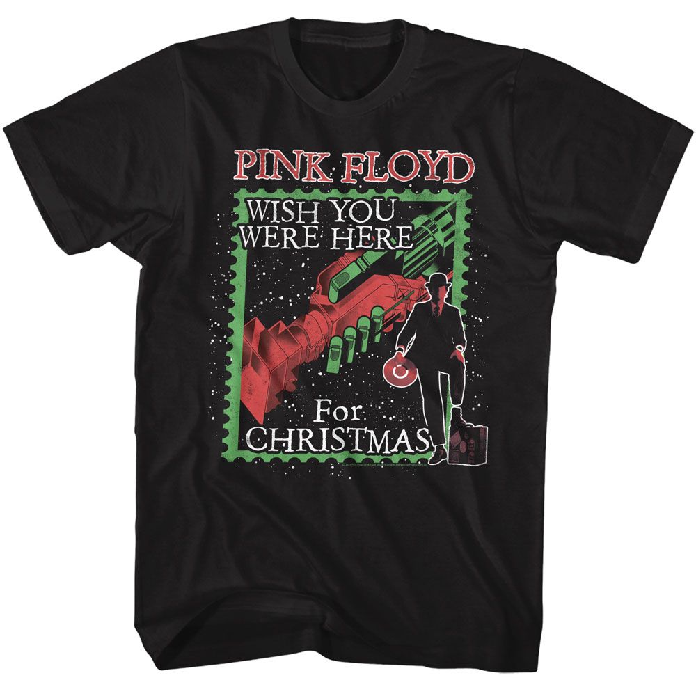 PINK FLOYD-PINK FLOYD FOR CHRISTMAS-BLACK ADULT S/S TSHIRT