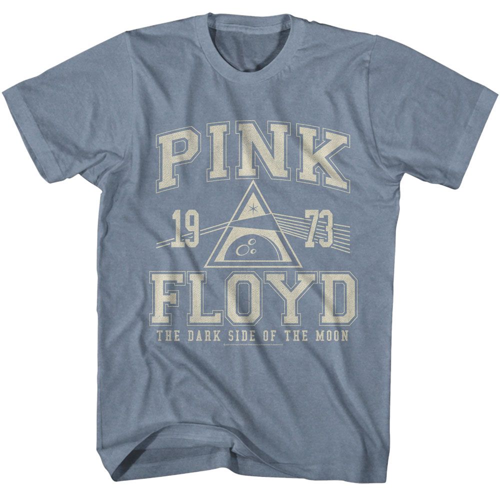 PINK FLOYD-PINK FLOYD PF ATHLETIC-INDIGO HEATHER ADULT S/S TSHIRT
