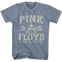 Thumbnail for PINK FLOYD-PINK FLOYD PF ATHLETIC-INDIGO HEATHER ADULT S/S TSHIRT