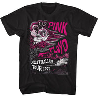 Thumbnail for PINK FLOYD-PINK FLOYD BIRD WOMAN DESIGN-BLACK ADULT S/S TSHIRT
