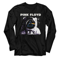 Thumbnail for PINK FLOYD-MOON-BLACK ADULT L/S TSHIRT