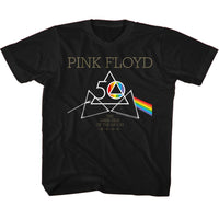 Thumbnail for PINK FLOYD-PINK FLOYD 50TH TRIANGLES-BLACK TODDLER S/S TSHIRT