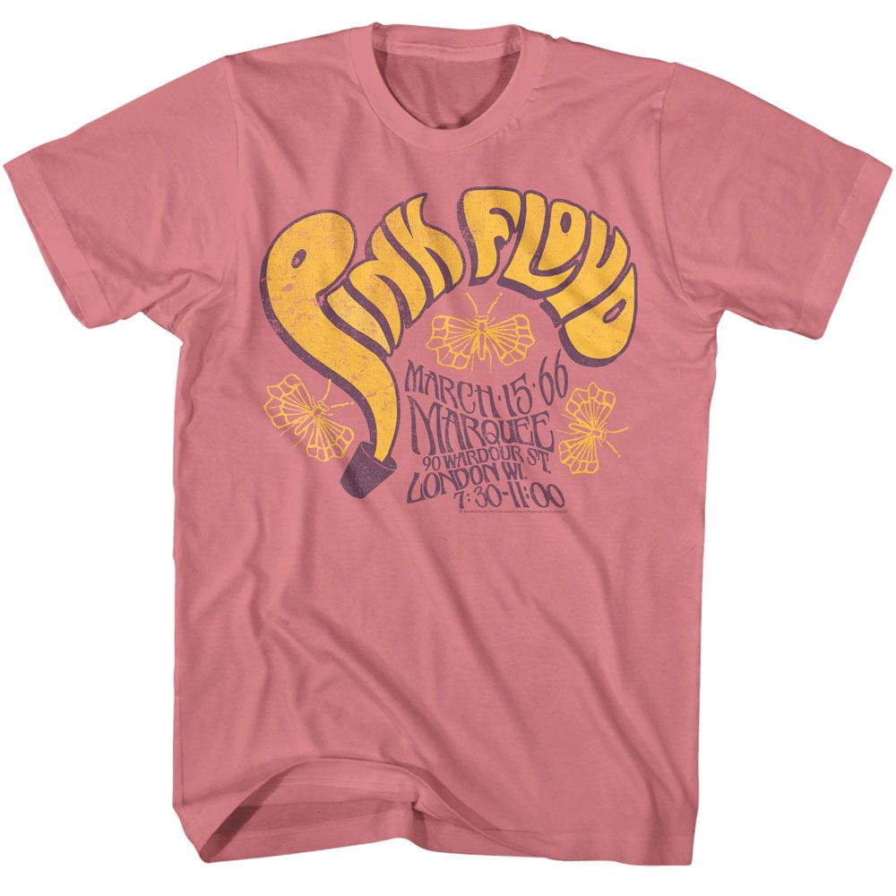 PINK FLOYD-PINK FLOYD BUCKET LETTERS-MAUVELOUS ADULT S/S TSHIRT