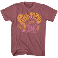 Thumbnail for PINK FLOYD-PINK FLOYD BUCKET LETTERS MORE ALT COLORS-ROUGE ADULT S/S TSHIRT