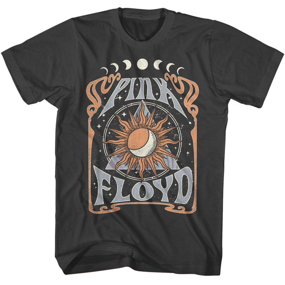 PINK FLOYD-PINK FLOYD SUN AND MOON-SMOKE ADULT S/S TSHIRT