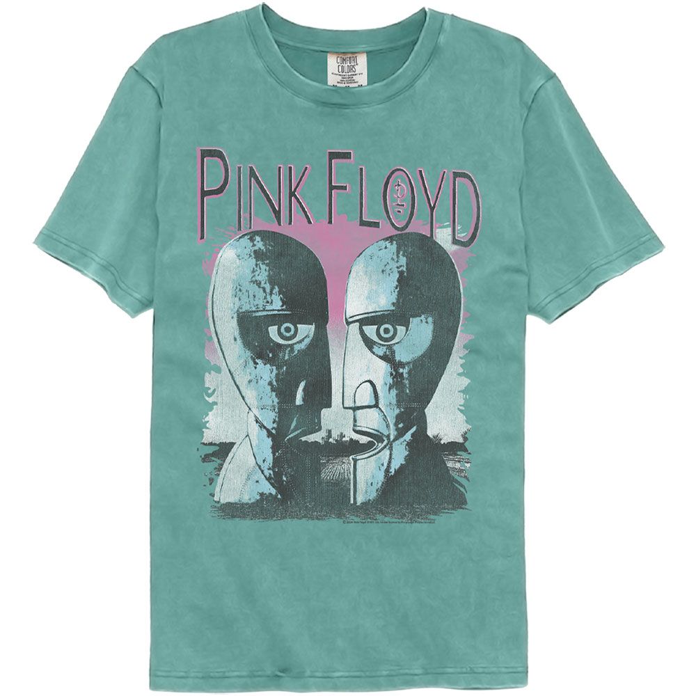 PINK FLOYD-PINK FLOYD DIVISION BELL HEADS-SEAFOAM ADULT S/S COMFORT COLOR TSHIRT