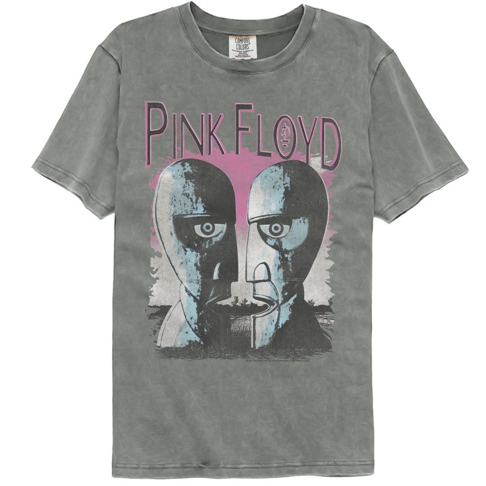 PINK FLOYD-PINK FLOYD DIVISION BELL HEADS-GRAY ADULT S/S COMFORT COLOR TSHIRT