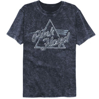 Thumbnail for PINK FLOYD-PINK FLOYD ROUGH PRISM-MINERAL WASH NAVY ADULT S/S TSHIRT