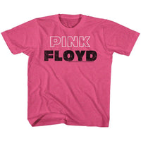 Thumbnail for PINK FLOYD-PINK WHITE OUTLINE-VINTAGE HOT PINK TODDLER S/S TSHIRT