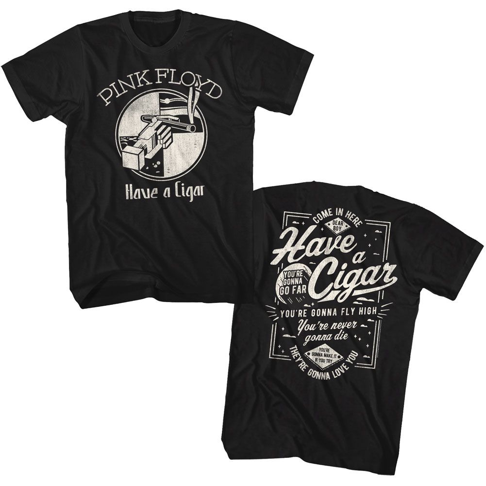 PINK FLOYD-HAVE A CIGAR-BLACK ADULT S/S TSHIRT