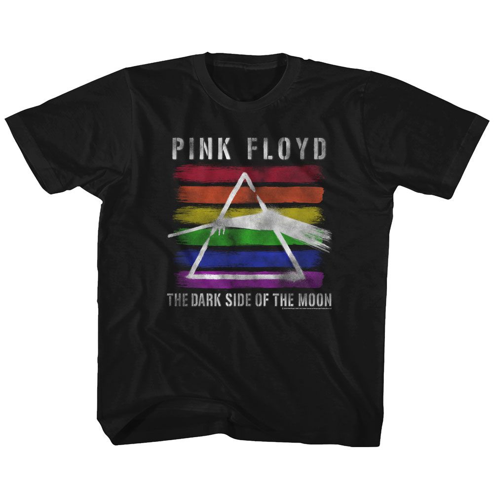 PINK FLOYD-RAINBOW-BLACK YOUTH S/S TSHIRT