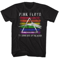 Thumbnail for PINK FLOYD-RAINBOW-BLACK ADULT S/S TSHIRT