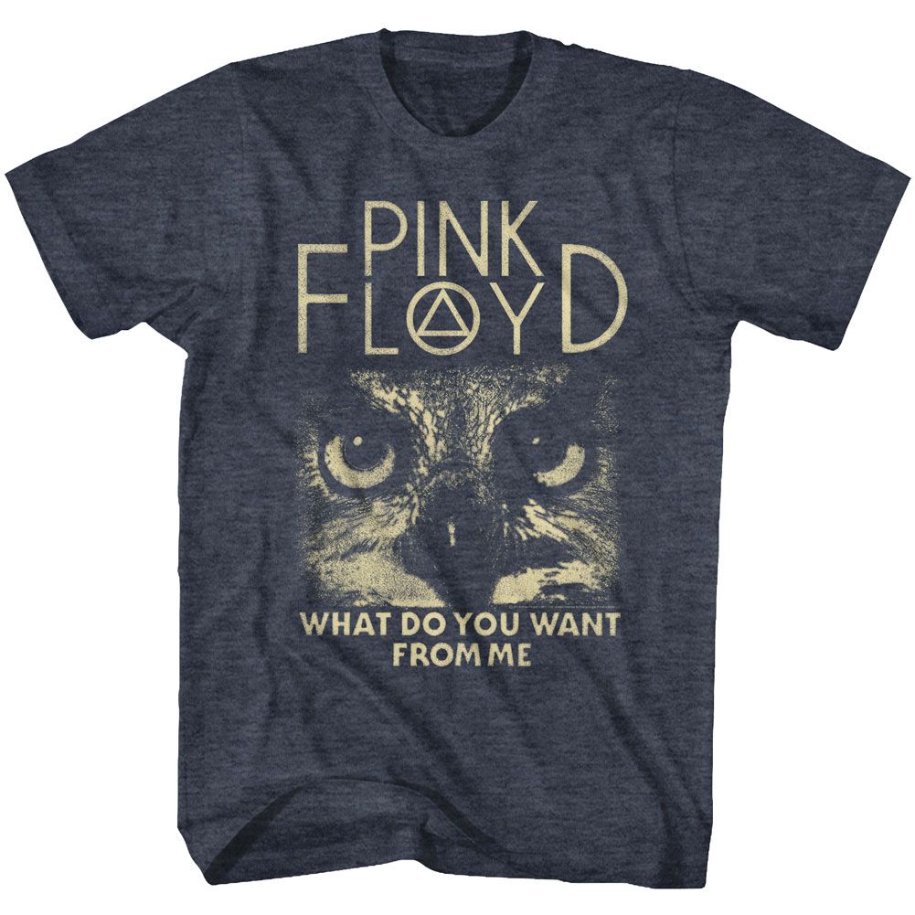 PINK FLOYD-WDYWFM-NAVY HEATHER ADULT S/S TSHIRT