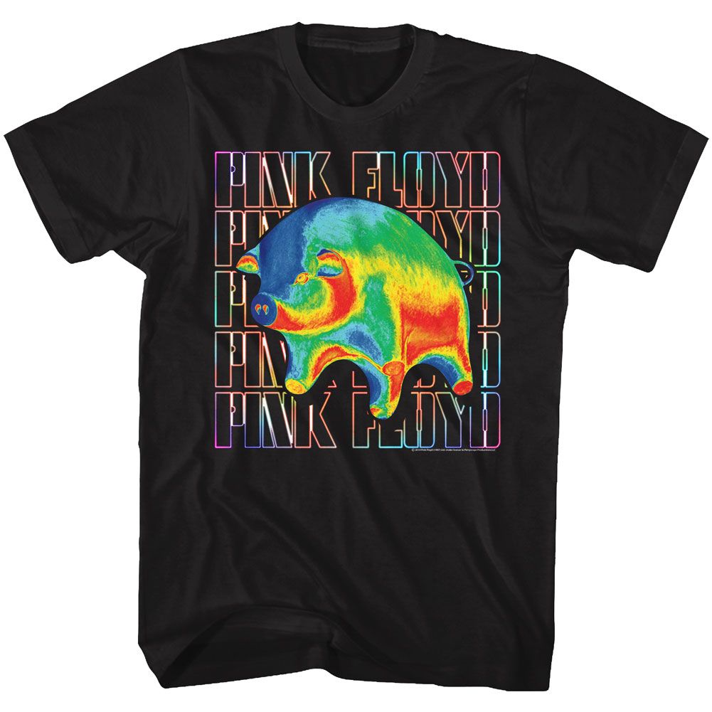 PINK FLOYD-PIGS-BLACK ADULT S/S TSHIRT