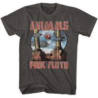Thumbnail for PINK FLOYD-ANIMALS-SMOKE ADULT S/S TSHIRT