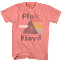 Thumbnail for PINK FLOYD-PINK FLOYD-CORAL SILK HEATHER ADULT S/S TSHIRT