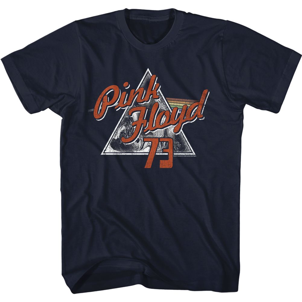 PINK FLOYD-PF 73-NAVY ADULT S/S TSHIRT