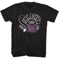 Thumbnail for PINK FLOYD-BUTTERFLIES-BLACK ADULT S/S TSHIRT