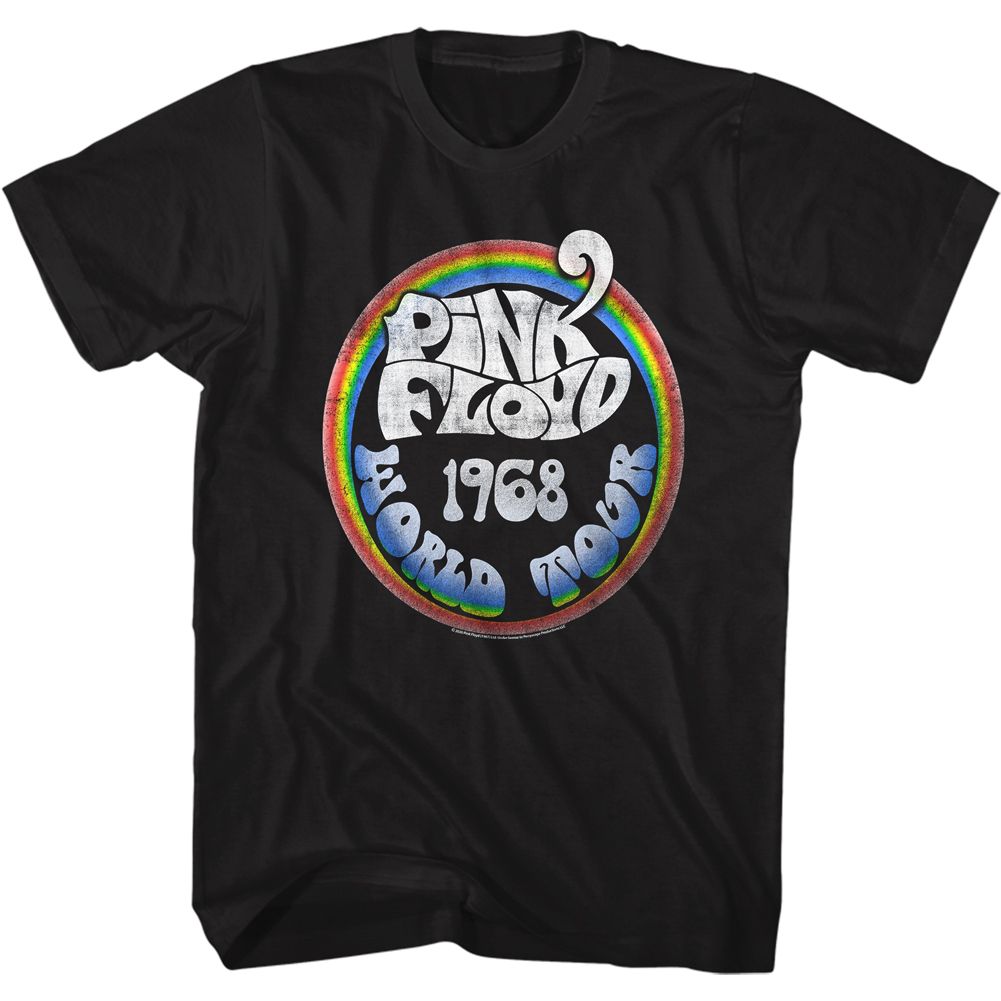 PINK FLOYD-RAINBOW TOUR-BLACK ADULT S/S TSHIRT
