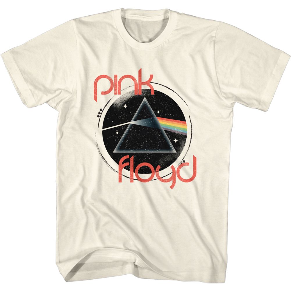 PINK FLOYD-DOSTM CIRCLE-NATURAL ADULT S/S TSHIRT
