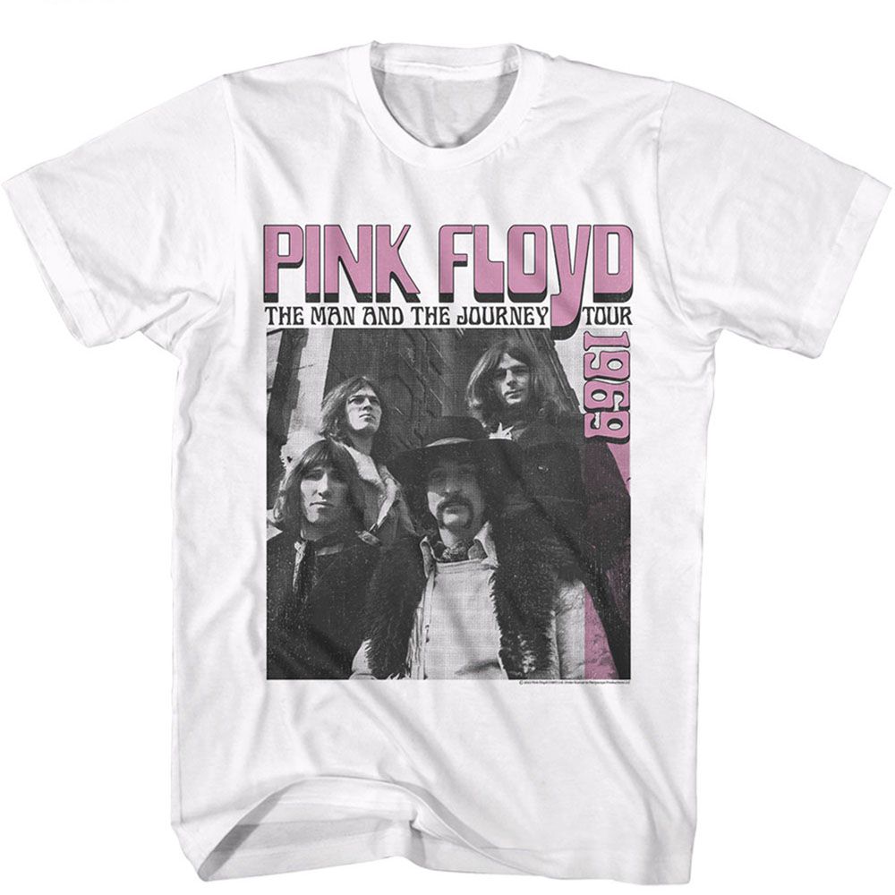 PINK FLOYD-PINK FLOYD THE MAN AND THE JOURNEY-WHITE ADULT S/S TSHIRT
