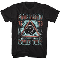 Thumbnail for PINK FLOYD-PINK FLOYD 72 73 WORLD TOUR-BLACK ADULT S/S TSHIRT