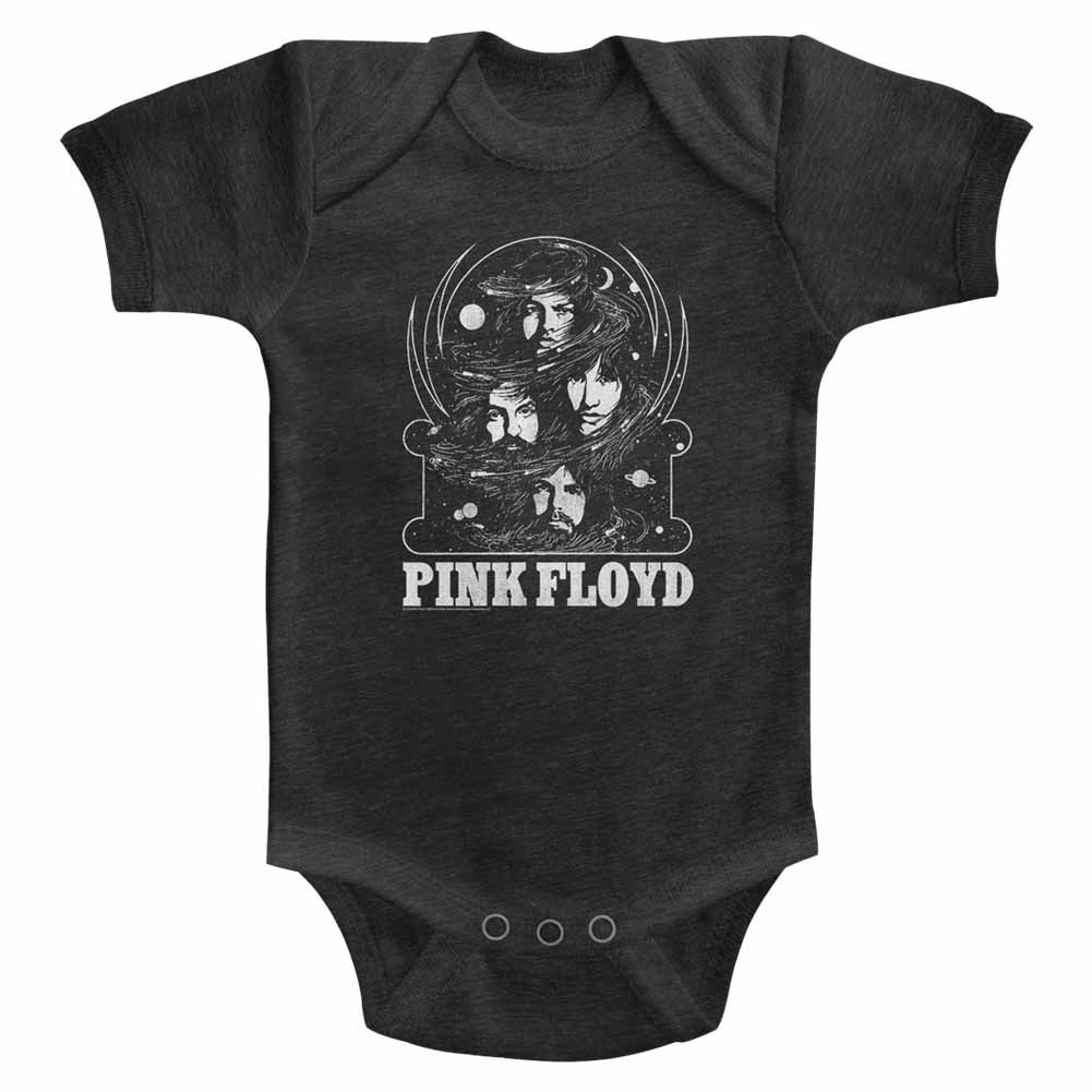 PINK FLOYD-FULL OF STARS-VINTAGE SMOKE INFANT S/S HEATHER BODYSUIT