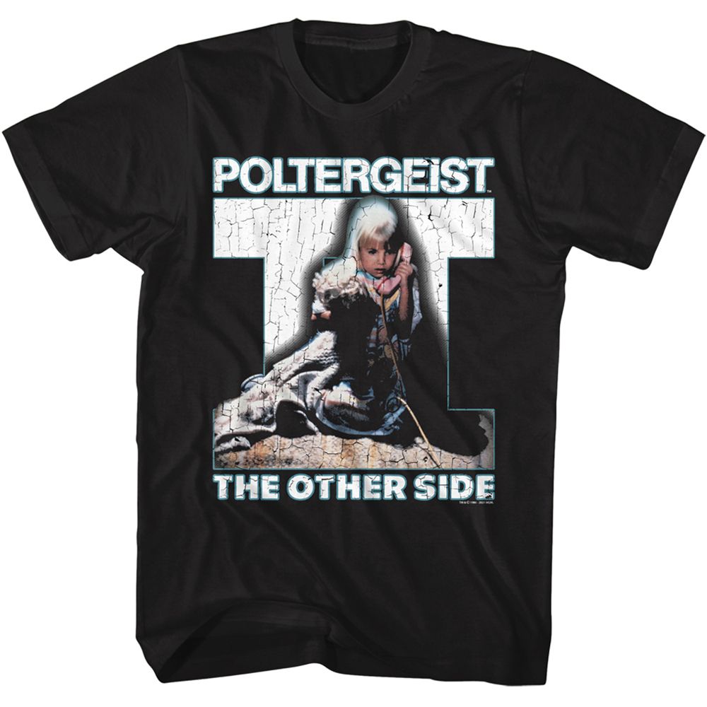 POLTERGEIST-BIG 2 LOGO-BLACK ADULT S/S TSHIRT