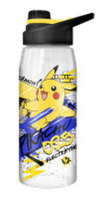 Thumbnail for Pokemon Skate Graffiti Electrifying Pikachu  28oz Water Bottle w Screw Lid – 24 pc ppk ($5.50 each)